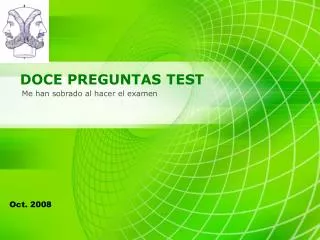doce preguntas test