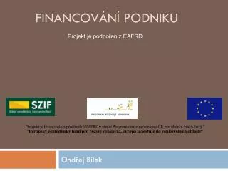 financov n podniku