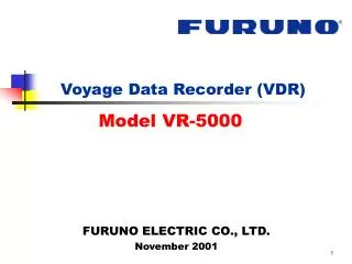 Voyage Data Recorder (VDR)