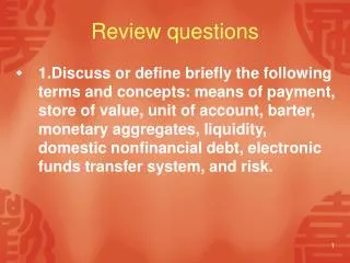 review questions