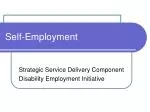 Self-Employment - slide 1