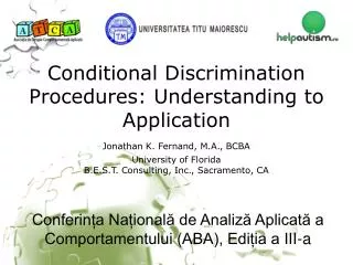 Conditional Discrimination Procedures: Understanding to Application