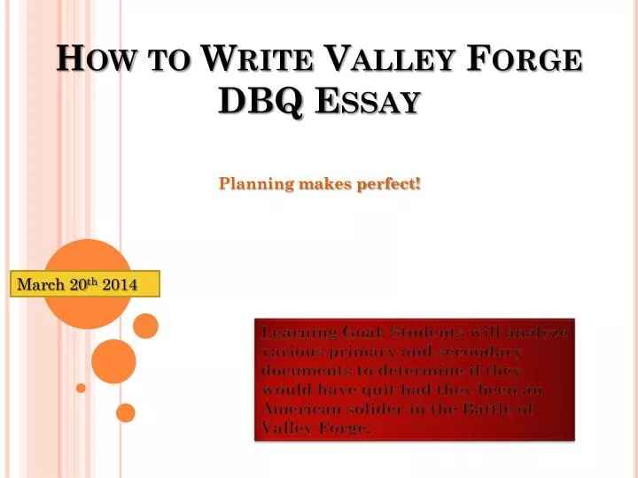 valley forge mini q background essay questions answers