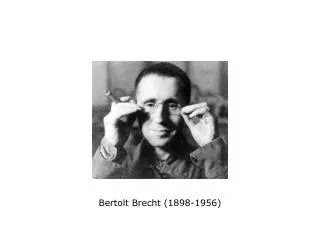 bertolt brecht 1898 1956
