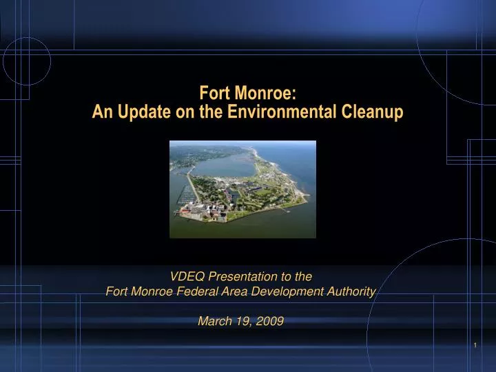 fort monroe an update on the environmental cleanup