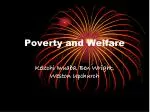 Poverty and Welfare - slide 1