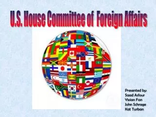 U.S. House Committee of Foreign Affairs