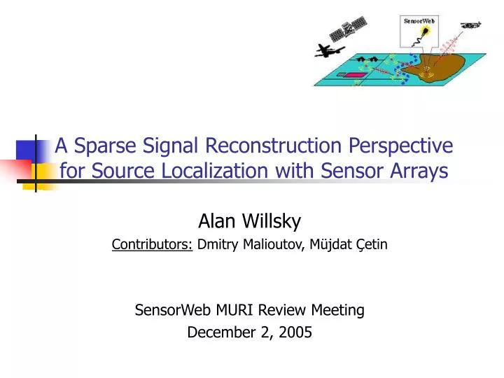 a sparse signal reconstruction perspective for source localization with sensor arrays