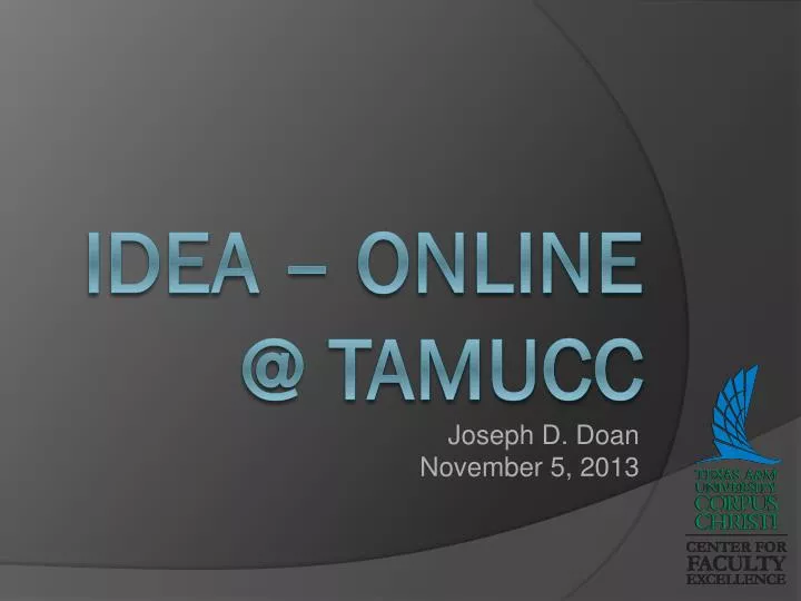 idea online @ tamucc