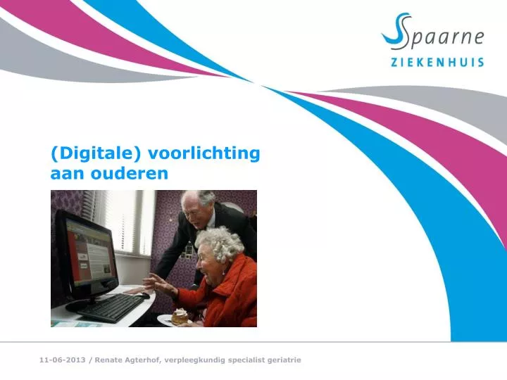 digitale voorlichting aan ouderen