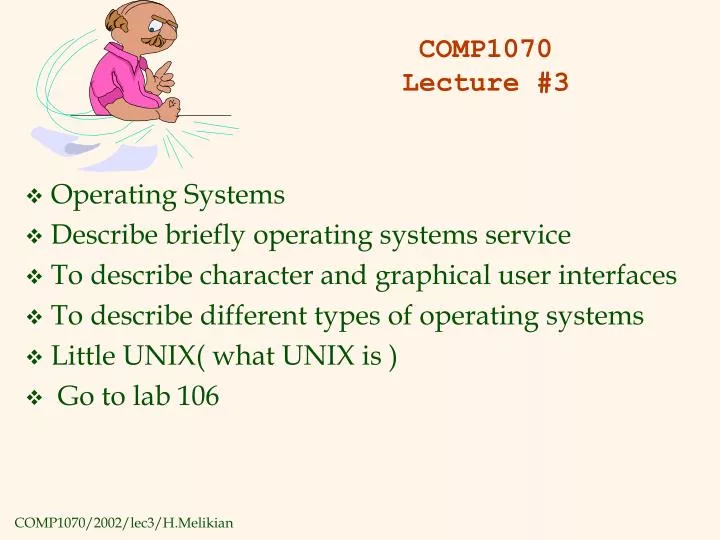 comp1070 lecture 3