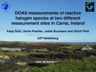 DOAS measurements of reactive halogen species at two different measurement sites in Carna, Ireland