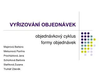 vy izov n objedn vek
