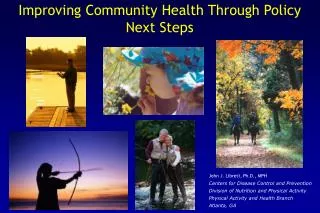 Improving Community Health Through Policy Next Steps