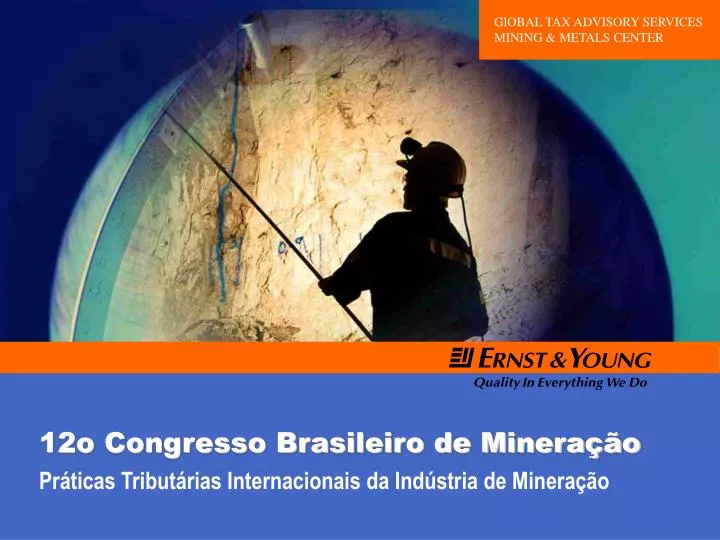 12o congresso brasileiro de minera o