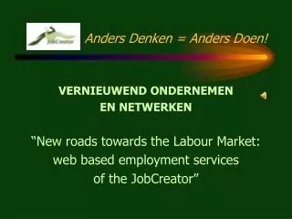 anders denken anders doen