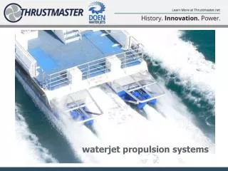 waterjet propulsion systems