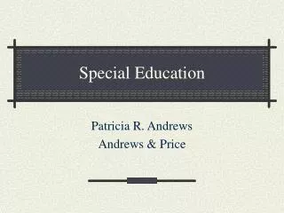 Special Education