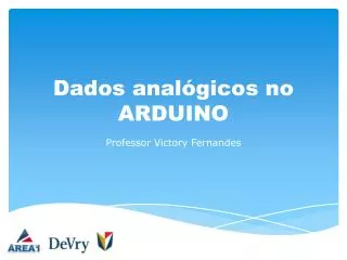 dados anal gicos no arduino