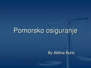 pomorsko osiguranje