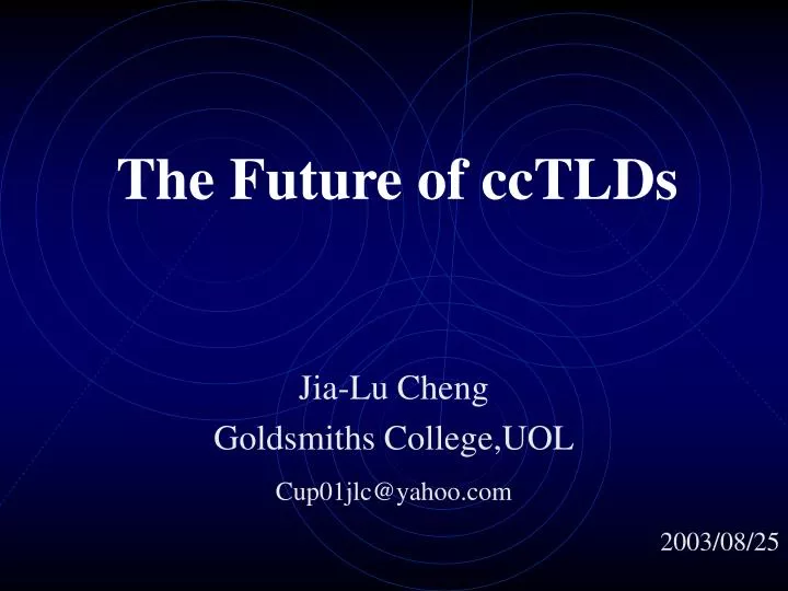 the future of cctlds