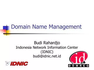 Domain Name Management