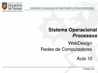 Sistema Operacional Processos