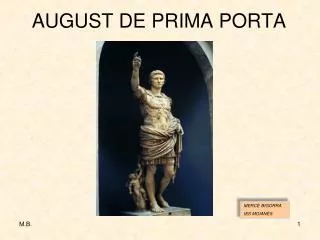 august de prima porta
