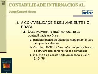 contabilidade internacional