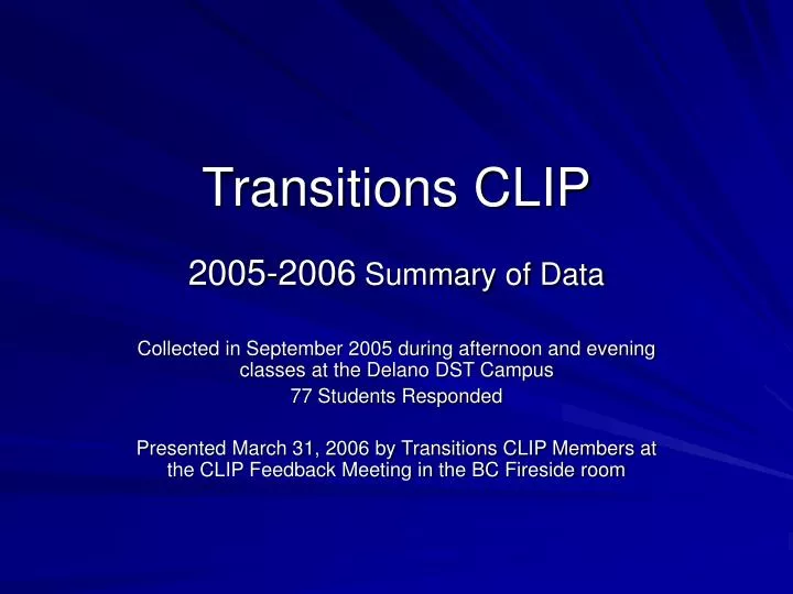 transitions clip