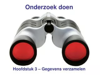 onderzoek doen