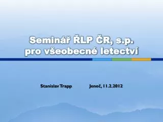 semin lp r s p pro v eobecn letectv