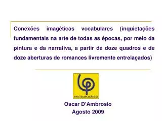 oscar d ambrosio agosto 2009