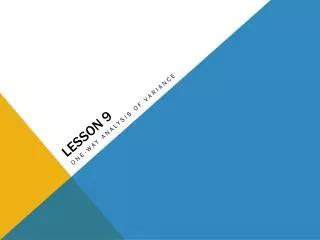 lesson 9