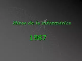 hitos de la inform tica