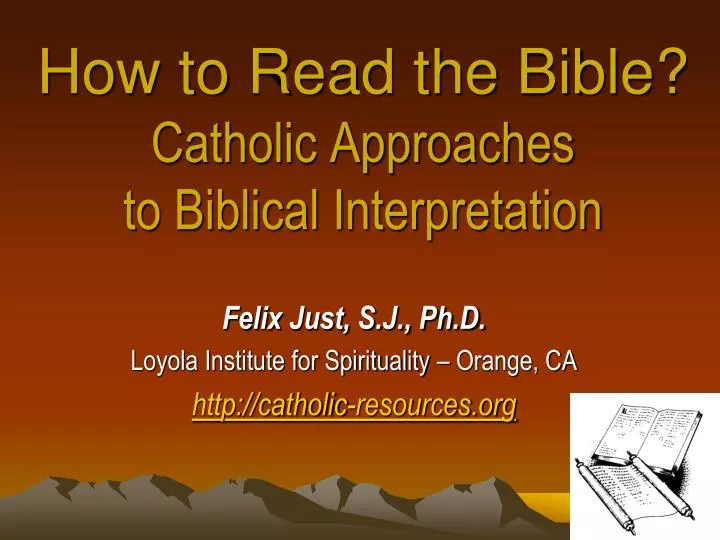 how to read the bible catholic approaches to biblical interpretation