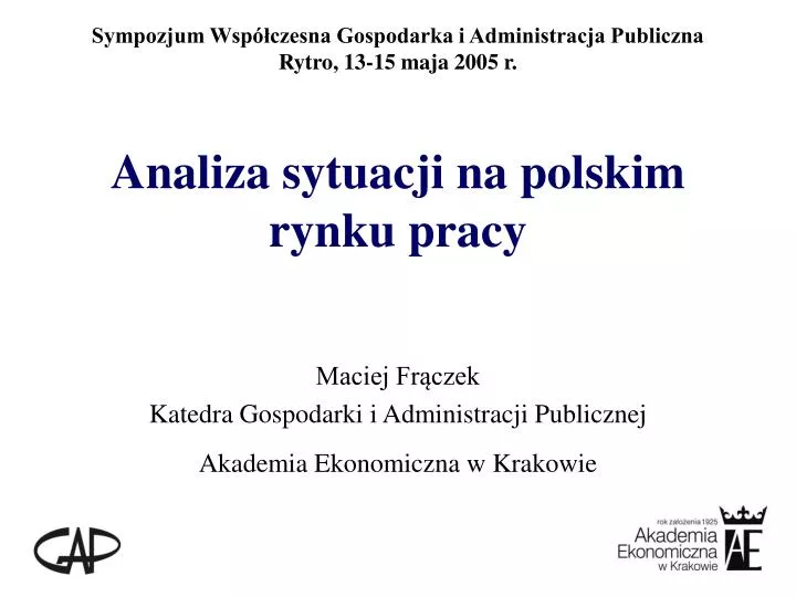 analiza sytuacji na polskim rynku pracy