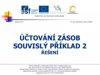 tov n z sob souvisl p klad 2 e en