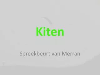 kiten