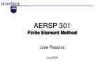 AERSP 301 Finite Element Method - slide 1