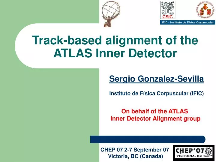 track based alignment of the atlas inner detector
