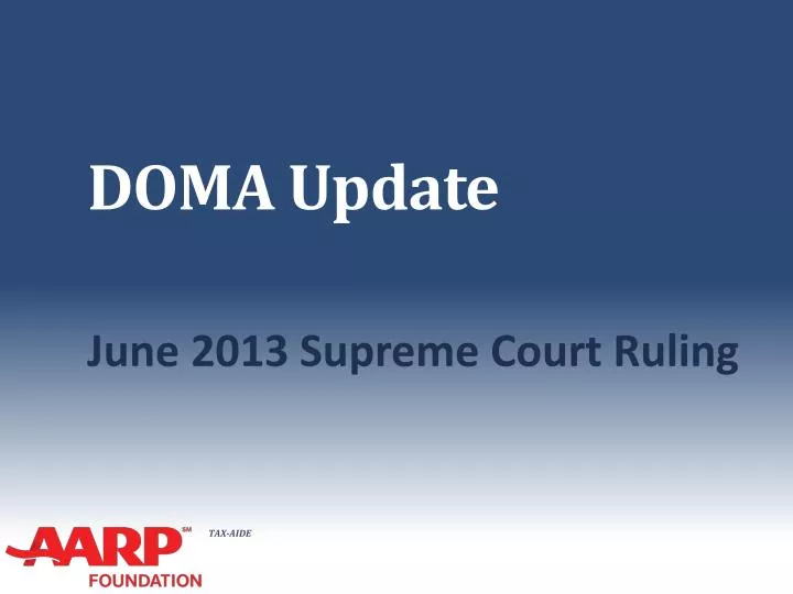 doma update
