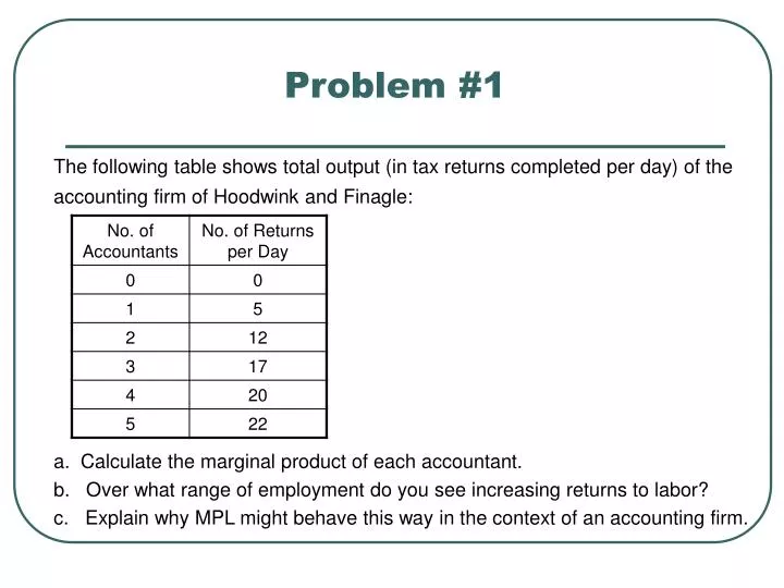 problem 1