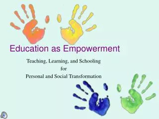 Education as Empowerment