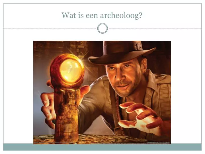 wat is een archeoloog
