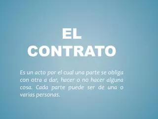 el contrato