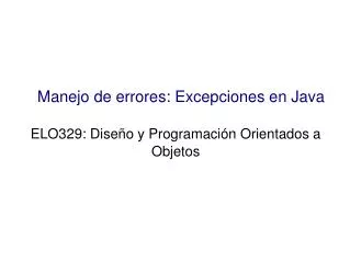manejo de errores excepciones en java