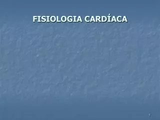fisiologia card aca