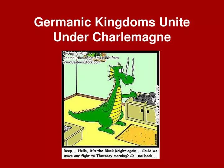 germanic kingdoms unite under charlemagne