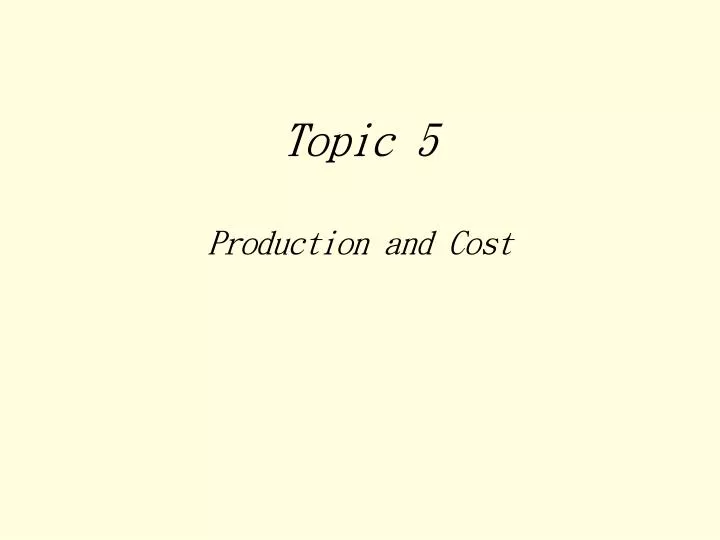 topic 5